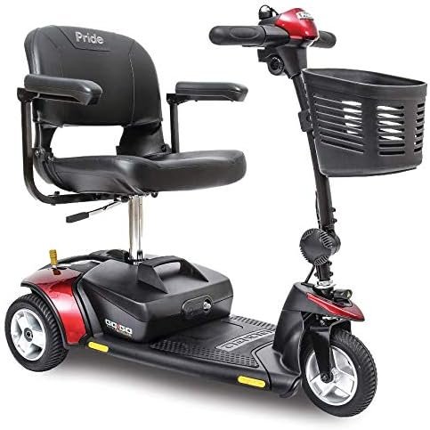 PRIDE MOBILITY SCOOTER GO-GO ELITE SCOOTER 3 WHEEL W/CHARGER, 12ah BAT