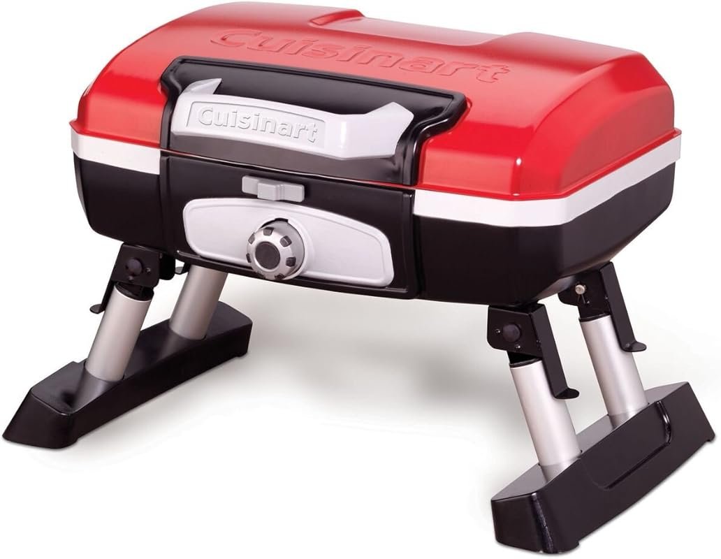 Cuisinart Petite Gourmet Compact Portable Gas Grill with 5,500 BTU and