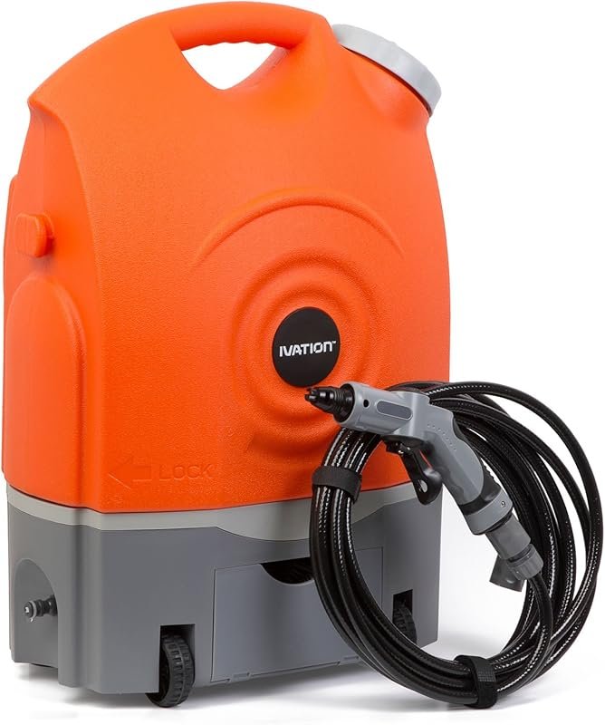 Ivation Multipurpose Portable Spray Washer with Water Tank and Recharg