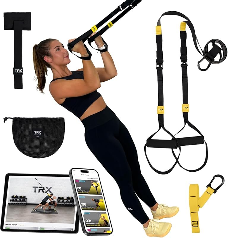 TRX GO Suspension Trainer, At Home, Portable Gym Workout, For Strength