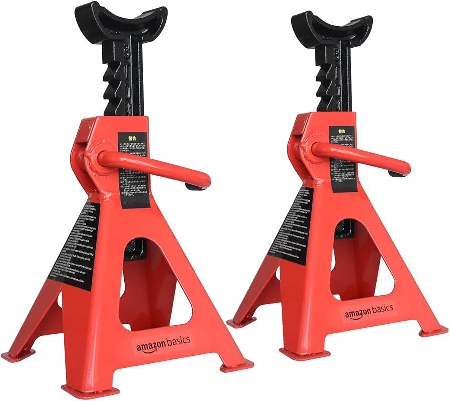 Heavy Duty 3 Ton Steel Jack Stands for Automotive Vehicle Support and 