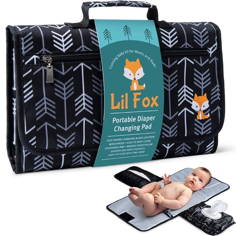 Portable Diaper Changing Pad – Ideal for Diaper Bags and Easy One-Hand