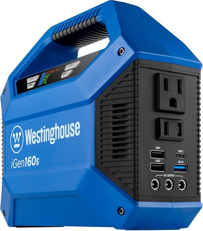 Westinghouse 155Wh Portable Power Station for Camping, Home, and Small