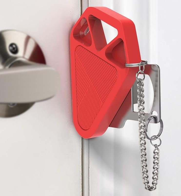 Portable Door Lock for Travel, Hotel, Apartment, and Home Security for