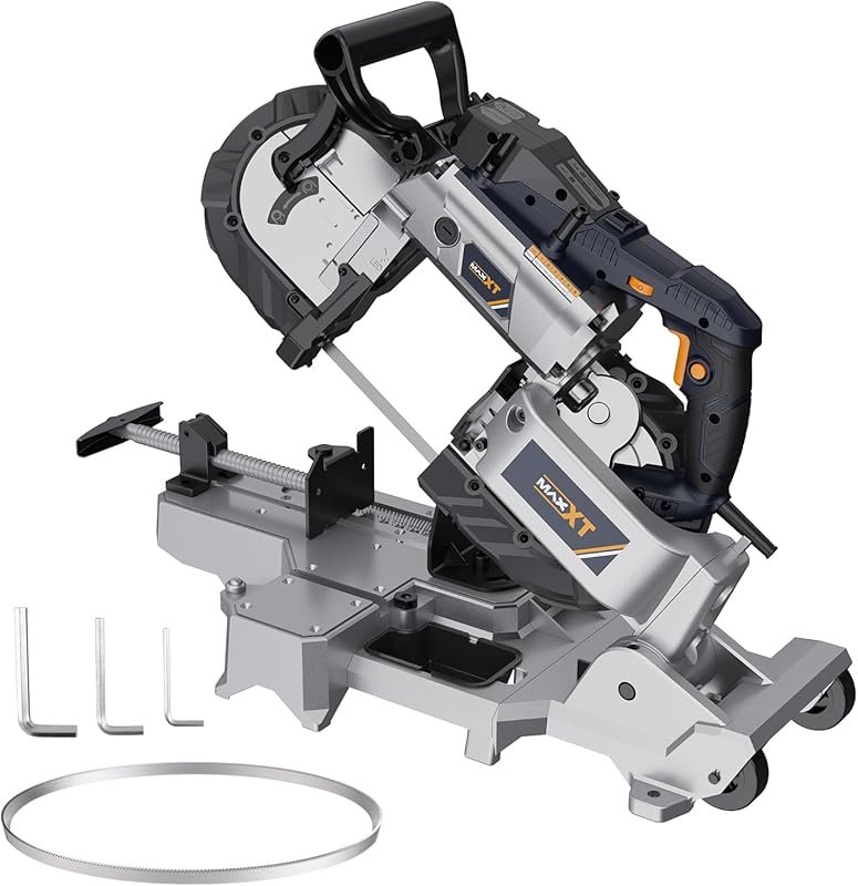 MAXXT Portable Band Saw, 10 Amp 5-Inch Deep Cut, Variable Speed for Me