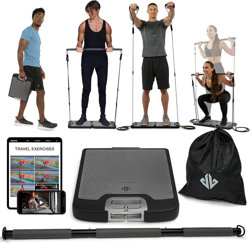 EVO Portable Home Gym: Strength Training Equipment with Resistance Ban