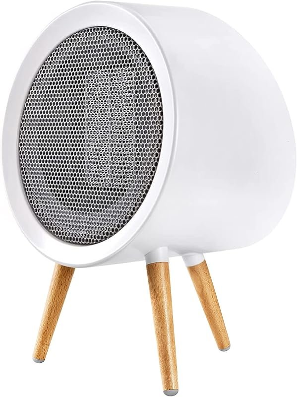 Small Portable Electric Desk Heater for Bathrooms, with Overheat and T