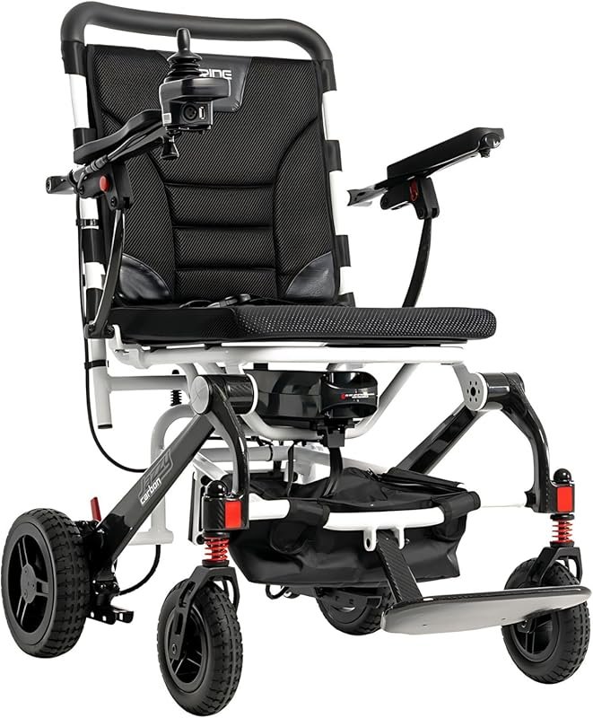 Pride Jazzy Carbon Power Chair, 300 lbs Capacity, 17