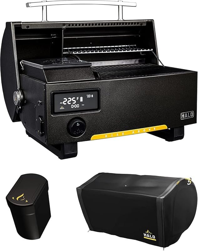 Best Rechargeable Portable Pellet Grill: HALO Prime 300 with Battery a
