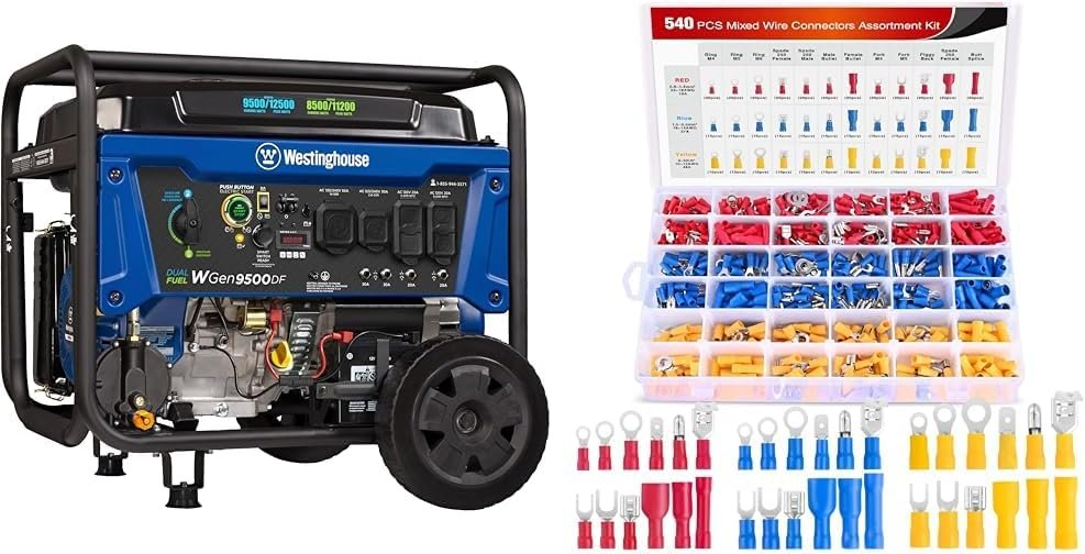 Westinghouse 12500W Dual Fuel Generator and 540PCS Nilight Mixed Elect