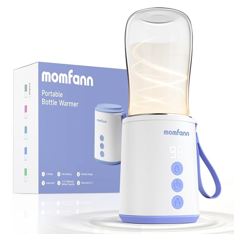 Portable Baby Bottle Warmer for Travel: Leak-Proof, Fast Heating, Long