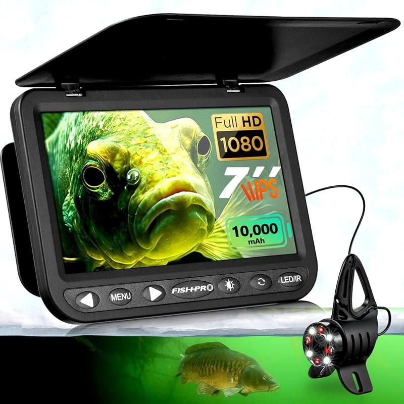 FishPRO Portable HD 1080P Underwater Camera Fish Finder with 7-inch IP