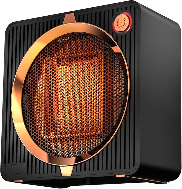 Portable Electric Heater with Overheating and Tip-Over Protection for 