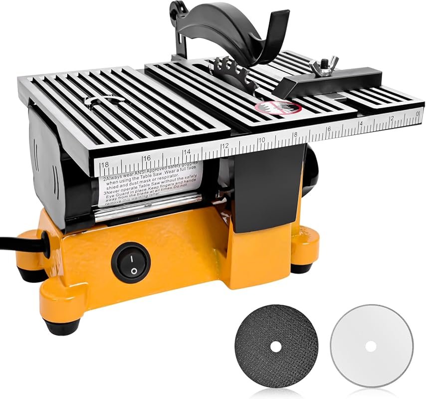 Best 4-Inch Portable Table Saw: Vevitts 60W Electric Cutting Machine w