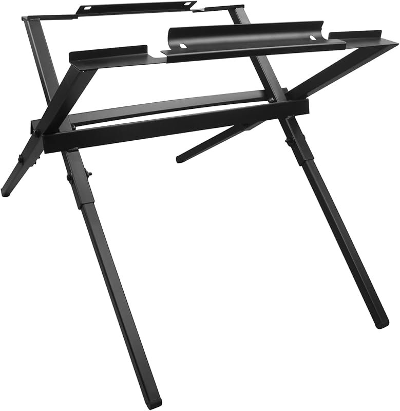 Compact 10-Inch Portable Table Saw Stand. Ideal for Job Sites, Compati