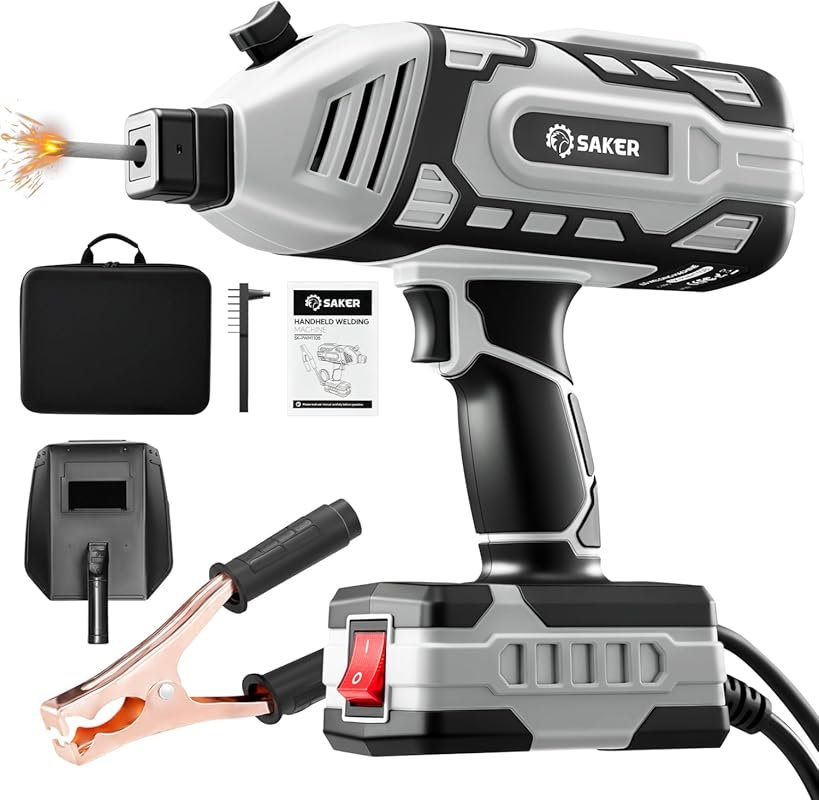 Saker Portable 110V Arc Stick Welder: IGBT Inverter, 5 Variable Curren