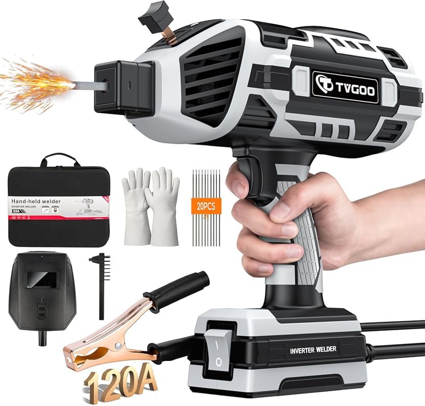 Portable Handheld 110V ARC Welder: IGBT Inverter, 20-120A, Hot Start/A