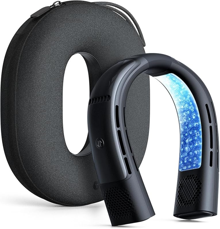 Portable Cooling Neck Fan with Extended Battery Life for Outdoor and P