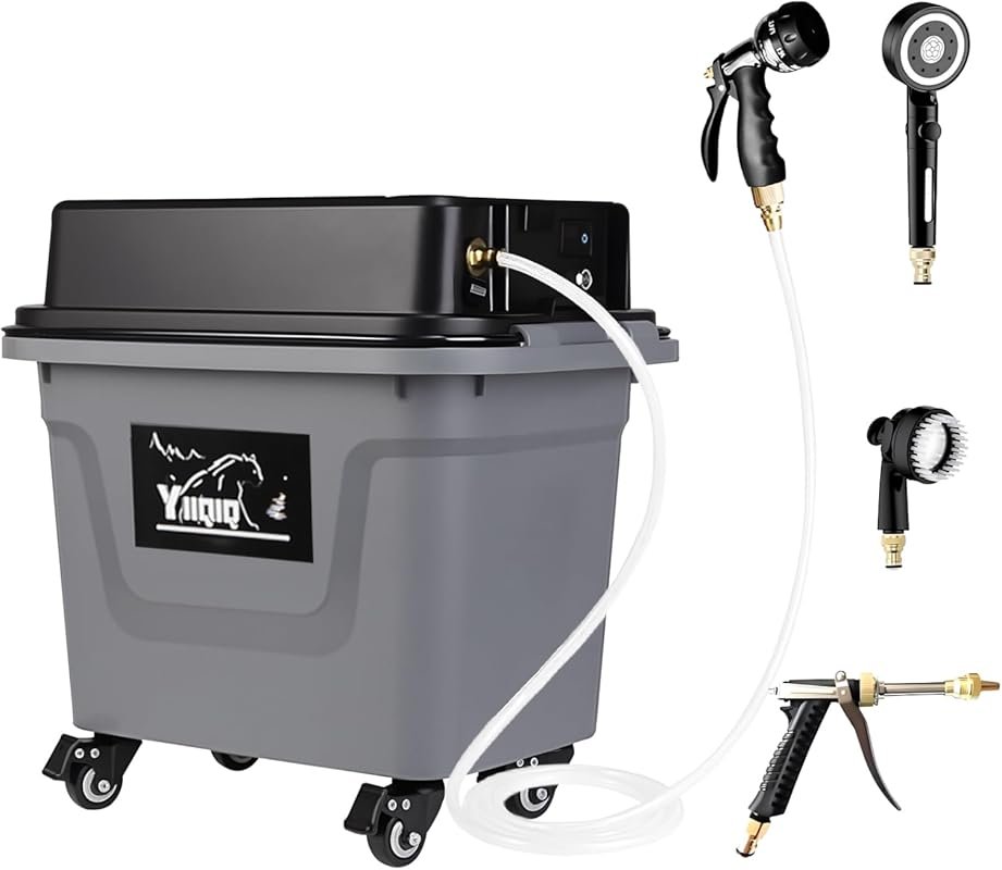 Cordless Portable Pressure Washer with 10-Gallon Tank, 330 PSI, 5-Hour