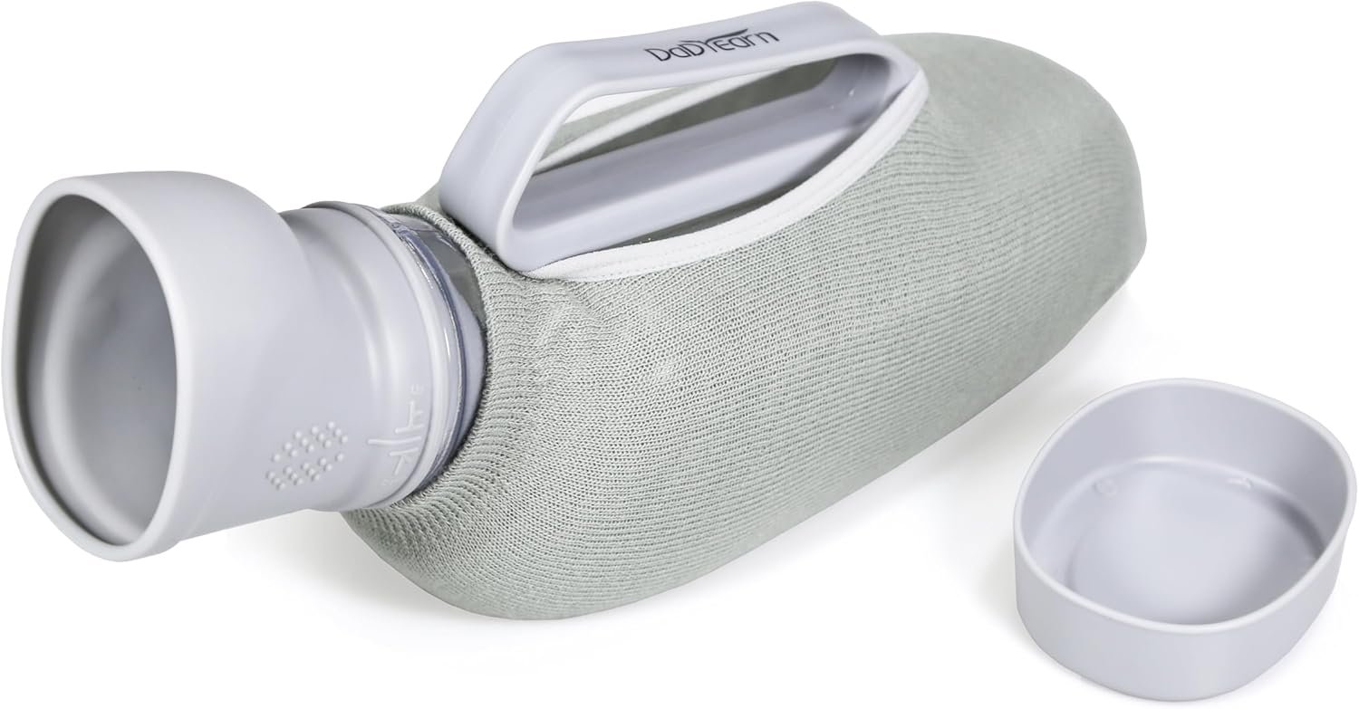 1200ml Portable Urinal for Men: Soft TPE Material, Smooth, Edgeless, w