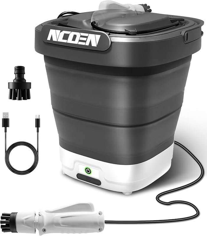 Portable Cordless Electric Pressure Washer with 12L Tank, Battery Powe