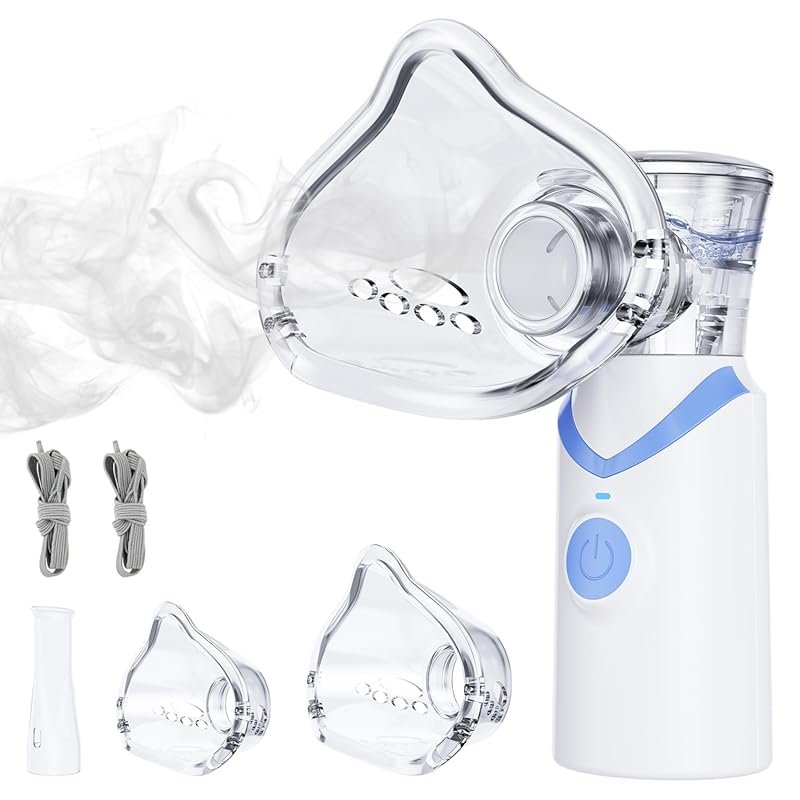 Best Portable Handheld Mesh Nebulizer: Ultra-Quiet, Rechargeable with 