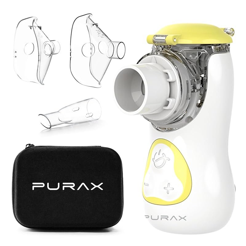 Quiet Portable Handheld Mesh Nebulizer for Adults & Kids, Rechargeable