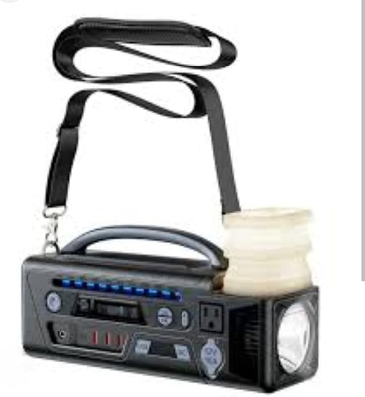 Portable Power Station and Solar Generator, Compact Camping Battery fo