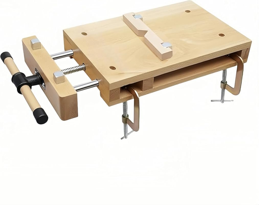 Woodworking Bench Vise, Portable Hard Wood Workbench, Wood Bench Vices