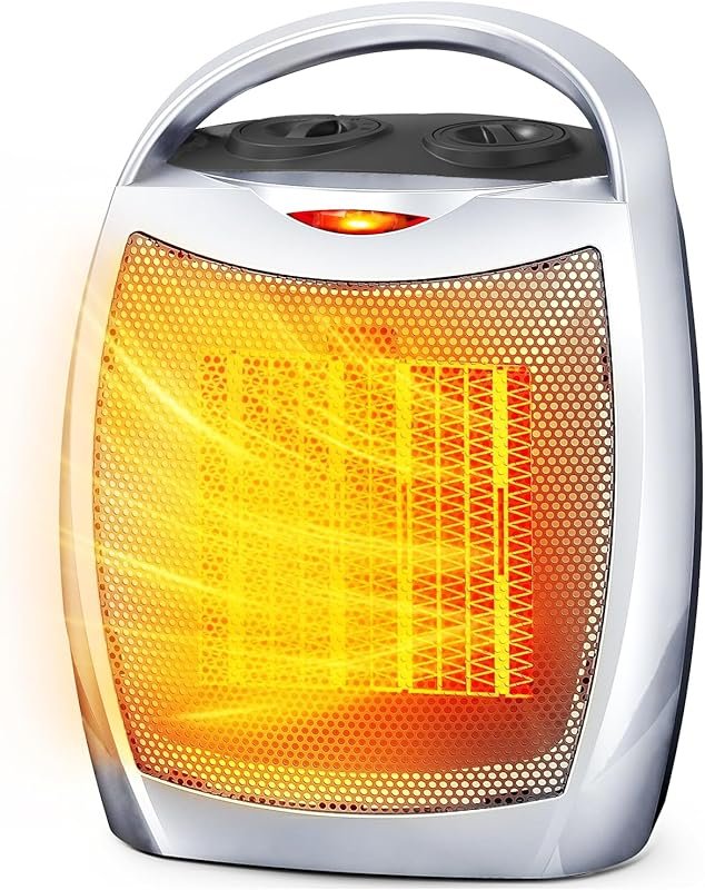 Portable 1500W Ceramic Heater with Thermostat: Essential Safety Featur