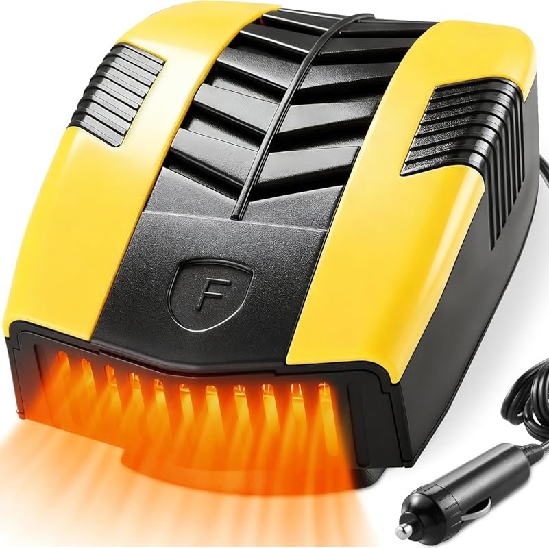 12V Portable Car Heater: Fast Heating for Defrosting and Defogging in 