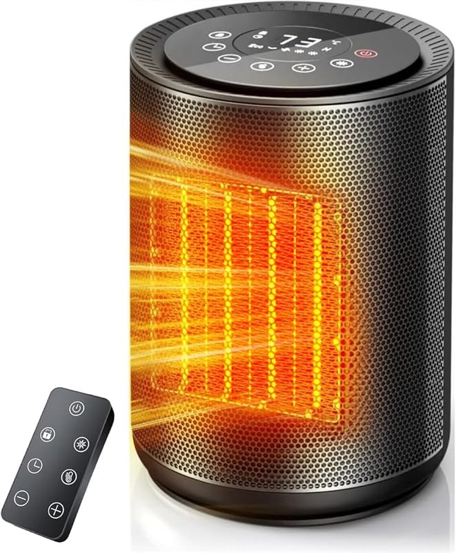 Electactic Small Space Heaters for Indoor Use, Mini Portable Electric